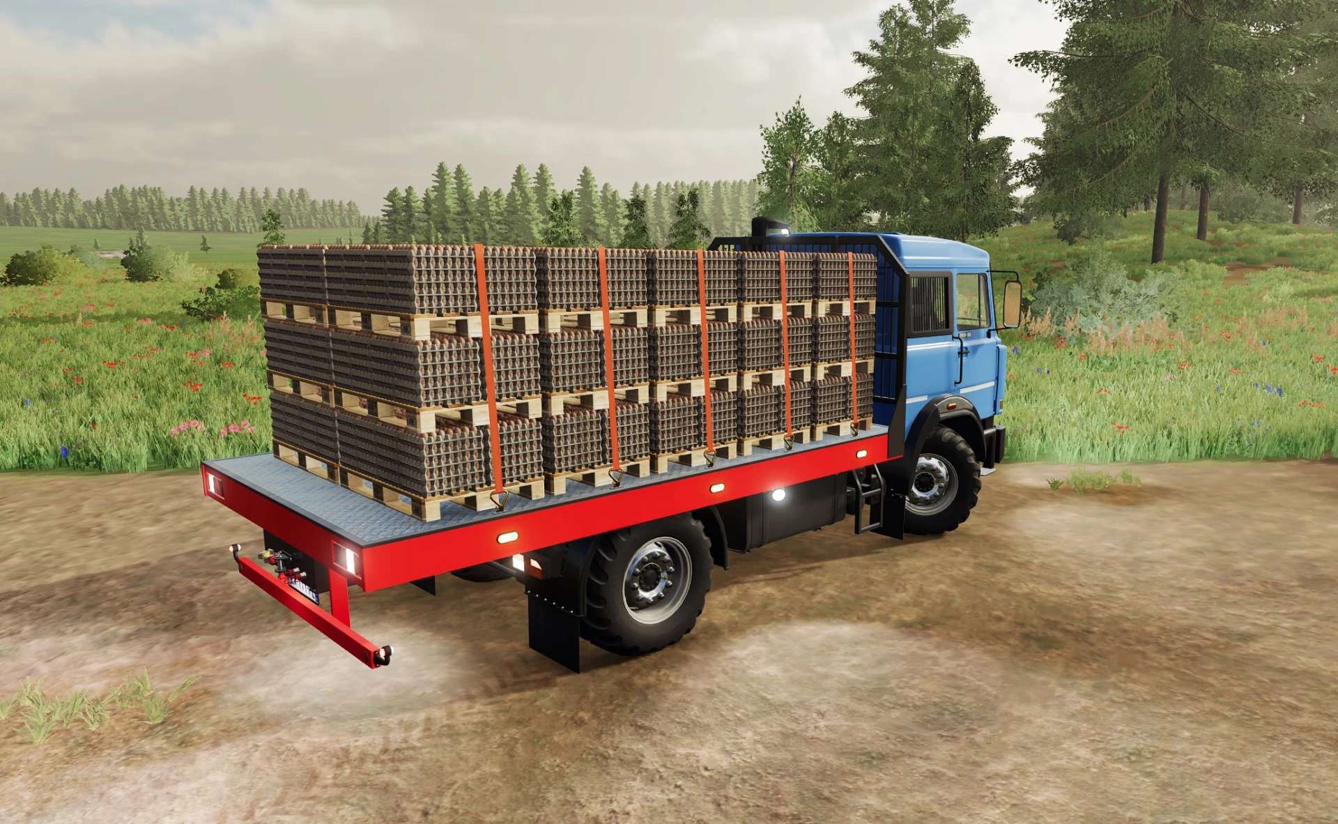 Iveco 190 38 Flatbed Autoload V1250 Ls22 Farming Simulator 22 Mod Ls22 Mod 7764