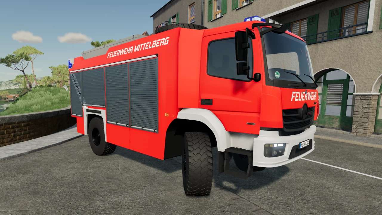 Mb Fire Truck Simpleic V1000 Ls22 Farming Simulator 22 Mod Ls22 Mod 2026