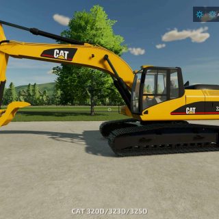 Cat 20 Ton Excavator Pack V1 0 0 0 LS22 Mod LS25 Mods