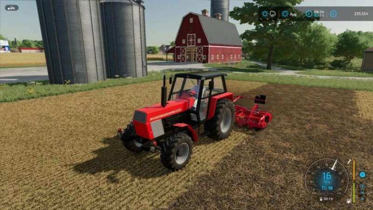 Zetor Crystal 12045 Tractor v1.0 LS22 Mod / LS25 Mods