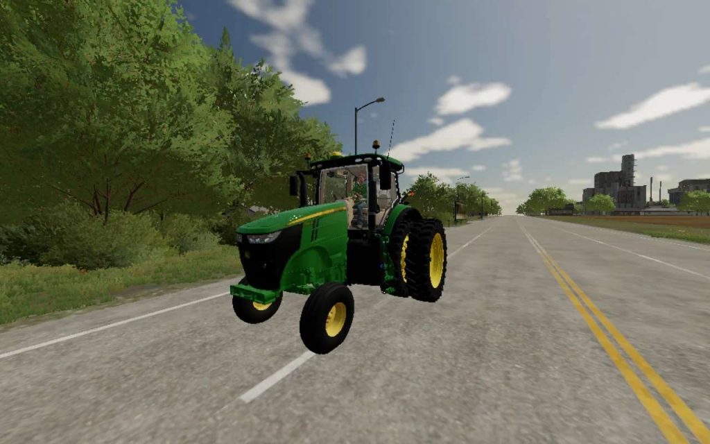 John Deere 7R US 2WD v1.0 LS22 Mod / LS25 Mods