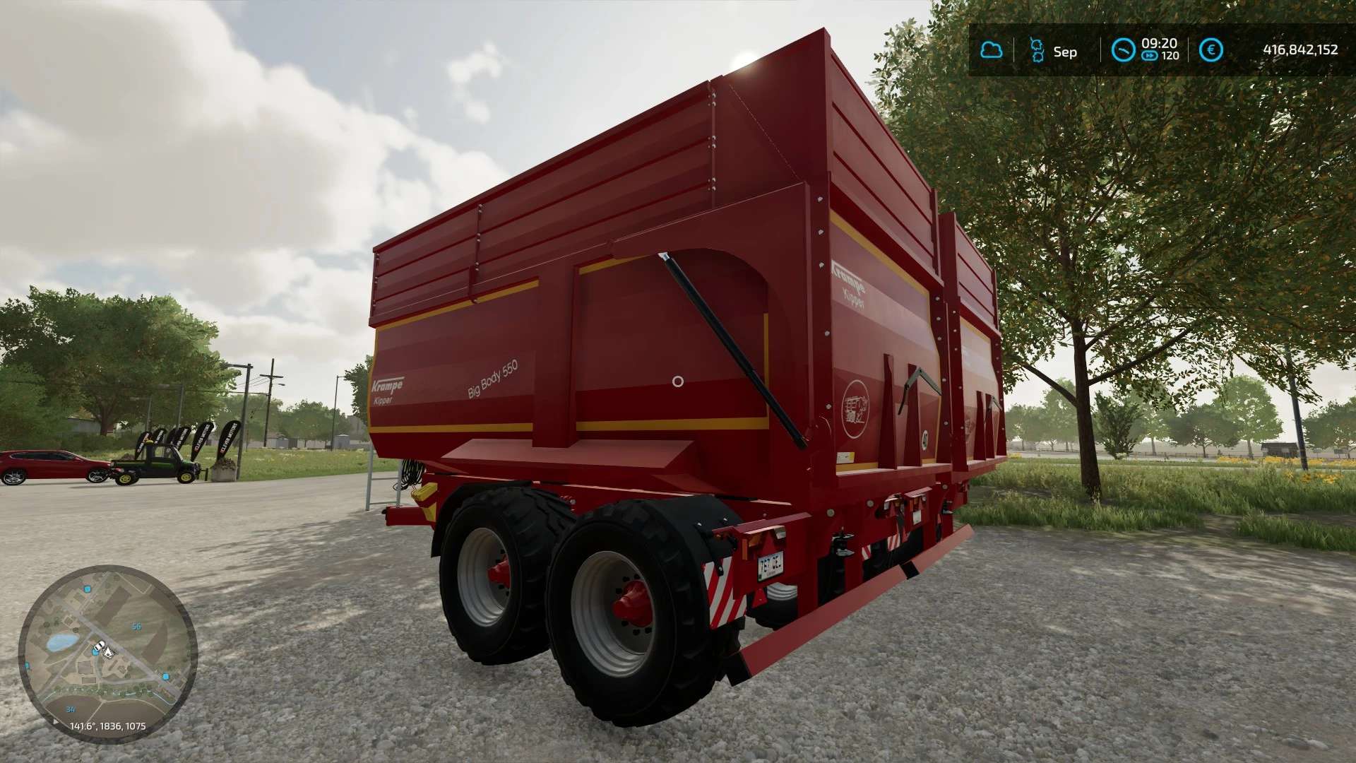 Krampe Big Body 500 550 V1000 Ls22 Farming Simulator 22 Mod Ls22 Mod 5489