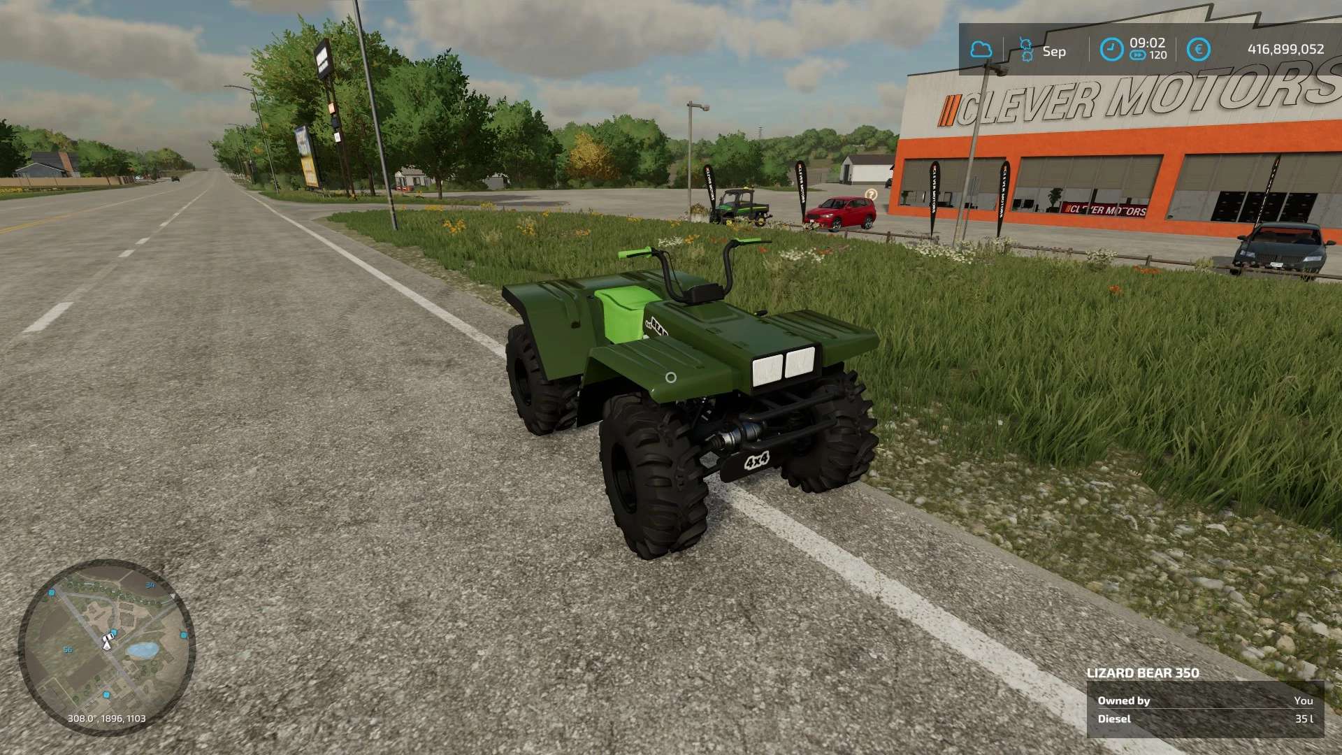 Lizard Quadbear 4x4 V1010 Ls22 Farming Simulator 22 Mod Ls22 Mod 5859