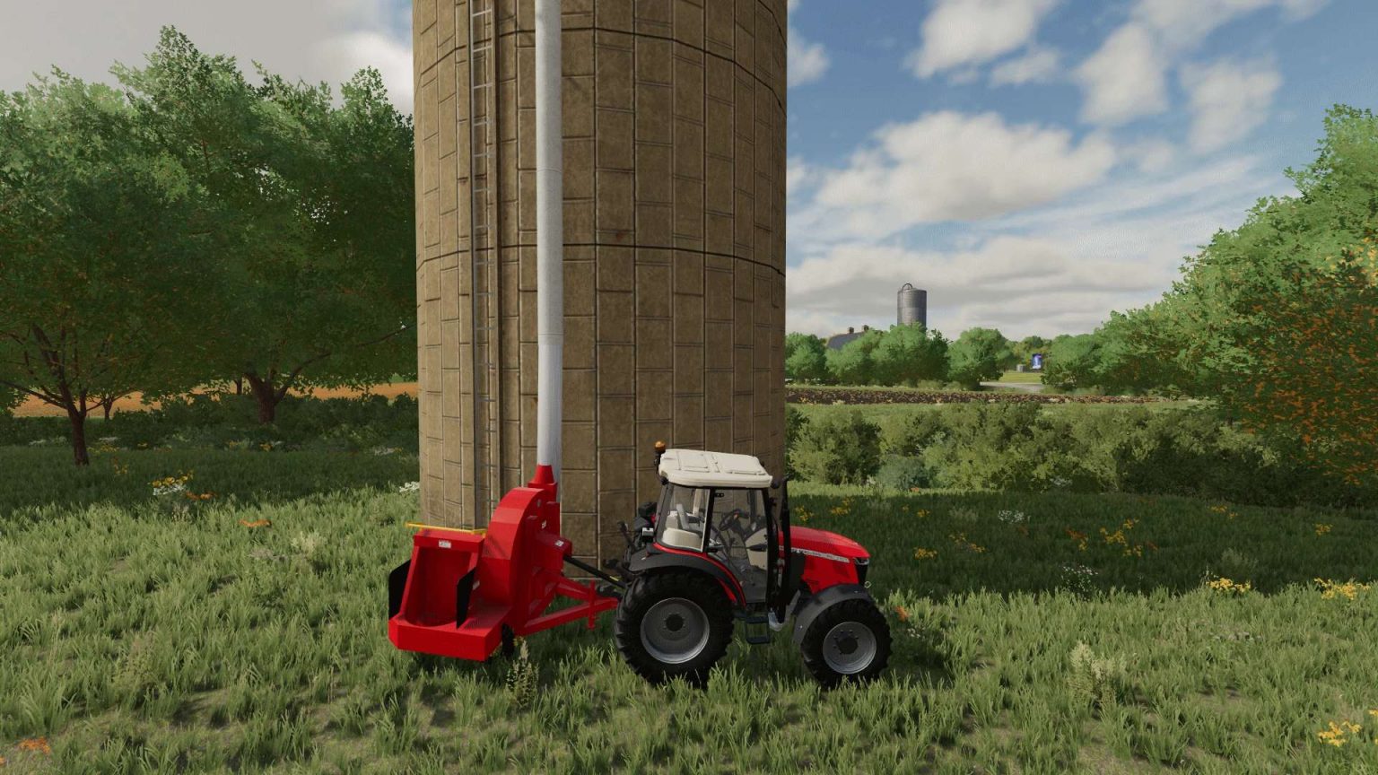 New Holland F62b Silo Blower V1000 Ls22 Farming Simulator 22 Mod 4381