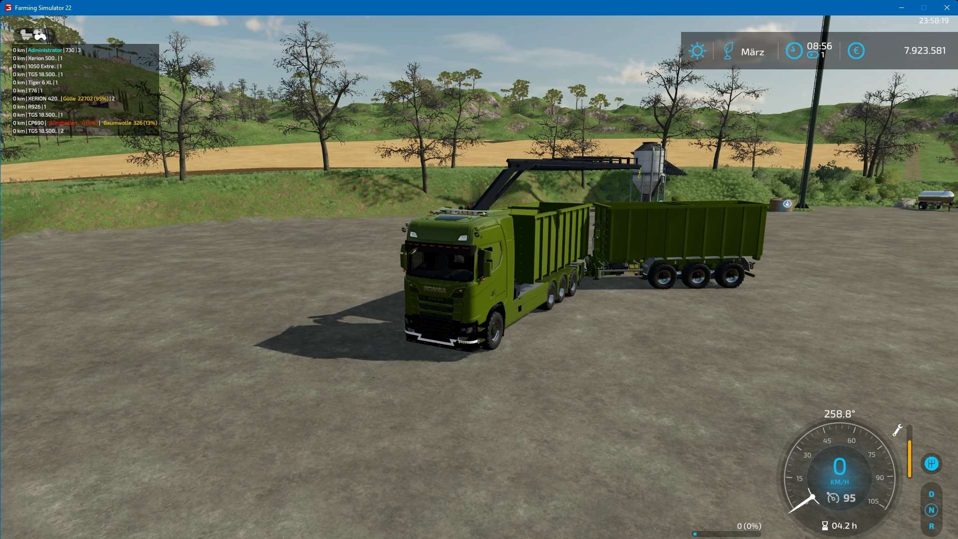 Scania S620 Hkl Hooklift And Crane Truck V10 Ls22 Farming Simulator 22 Mod Ls22 Mod 9983