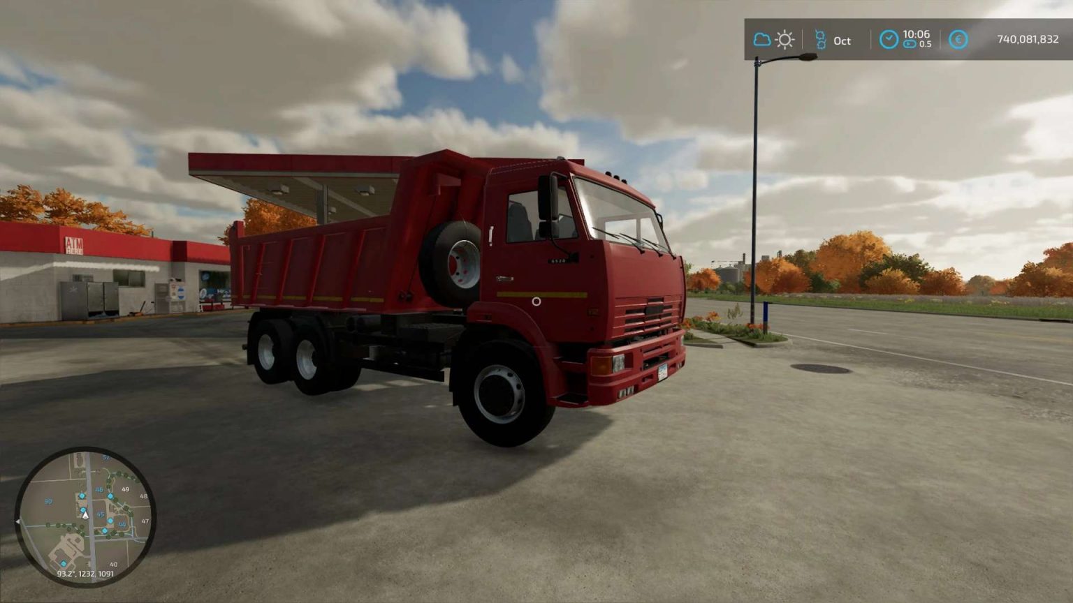 Kamaz 6520 Dump truck v1.1 LS22 Mod / LS25 Mods