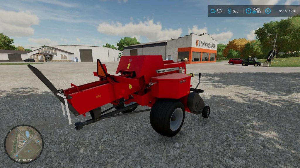 Massey Ferguson Hesston 1840 v1.0.0.0 LS22 Mod / LS25 Mods