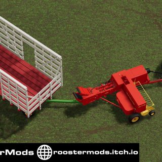 John Deere Wooden Thrower Rack V1 0 LS22 Mod LS25 Mods