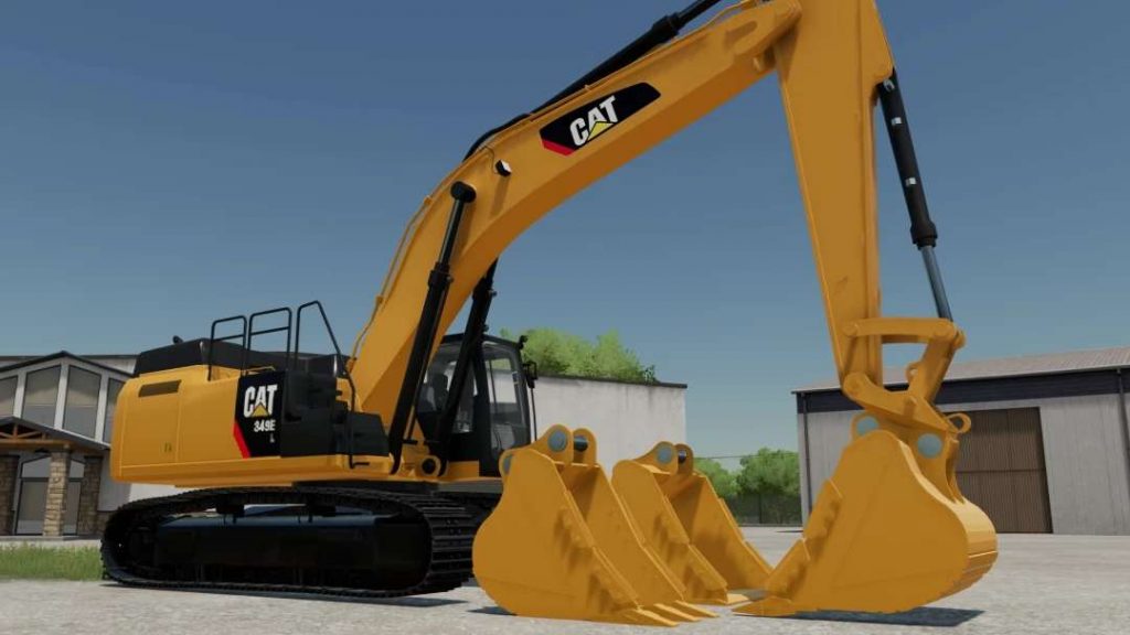 Cat 349E/349F/352F v1.0.0.0 LS22 Mod / LS25 Mods