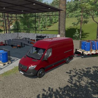 MERCEDES BENZ SPRINTER 2021 V1.0.0.0 LS22 - Farming Simulator 22 mod ...