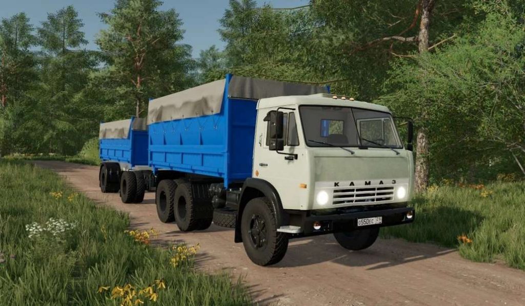 Kamaz Grain Truck v1.0.0.1 LS22 - Farming Simulator 22 mod / LS22 Mod