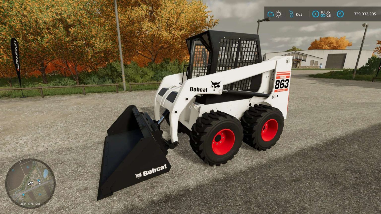 Bobcat Simple IC Edit v1.0.0.0 LS22 Mod / LS25 Mods