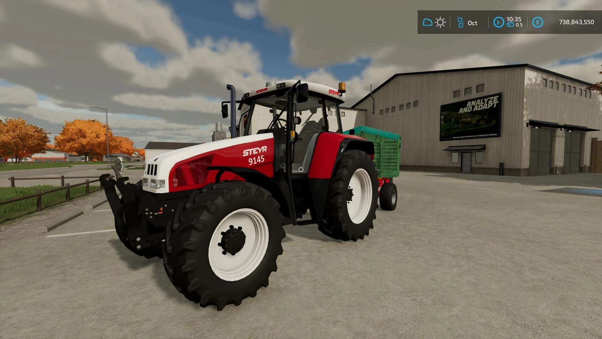 Steyr 9145 V1000 Ls22 Farming Simulator 22 Mod Ls22 Mod 3315