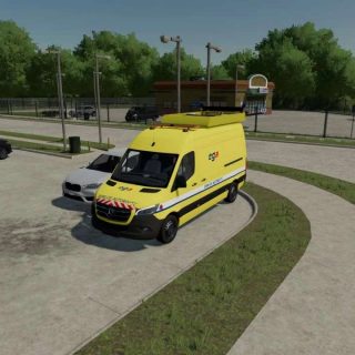 Mercedes Benz Sprinter 2021 RWZ v1.0.0.0 LS22 - Farming Simulator 22 ...