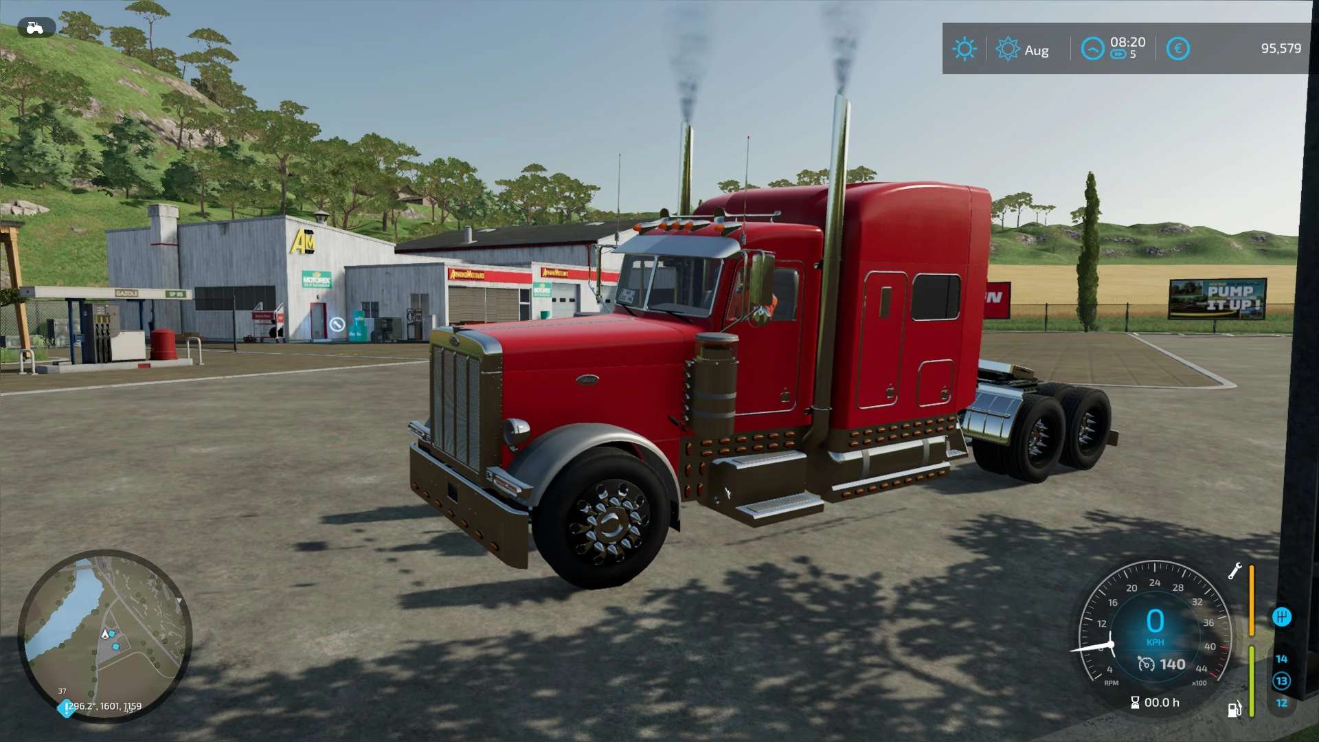 Peterbilt 379 пламя