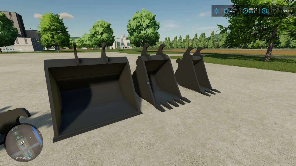 30 Ton CWS Buckets v1.0.0.0 LS22 Farming Simulator 22 mod / LS22 Mod