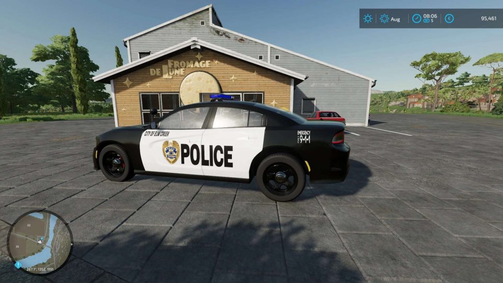 Dodge Charger SRT Police v1.0.1.0 LS22 Mod / LS25 Mods