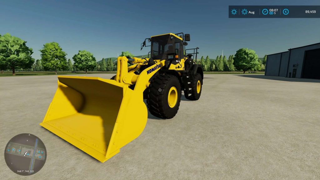 Komatsu WA380 v1.0.0.0 LS22 Mod / LS25 Mods