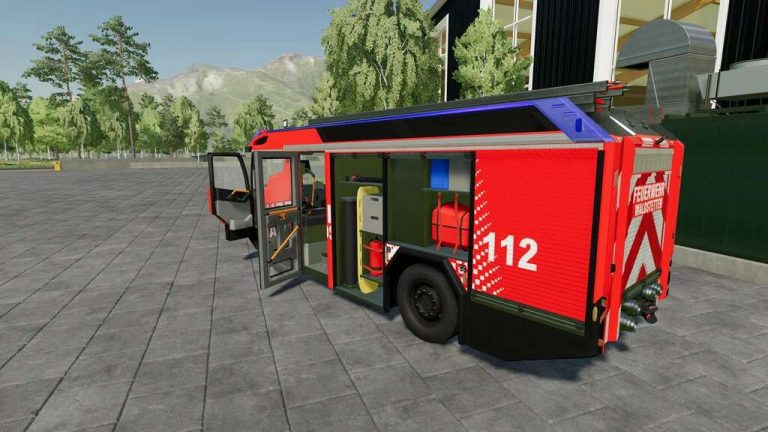 Rosenbauer RT eLHF v1.0.0.0 LS22 - Farming Simulator 22 mod / LS22 Mod