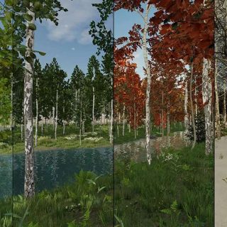 Karhuvaara Tree Pack (Prefab) v1.0.0.0 LS22 Mod / LS25 Mods
