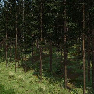 Karhuvaara Tree Pack (Prefab) v1.0.0.0 LS22 Mod / LS25 Mods