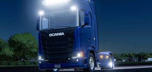 LS22: Scania R1000 mit Türkenpfeife v 1.0 Scania Mod für Landwirtschafts  Simulator 22