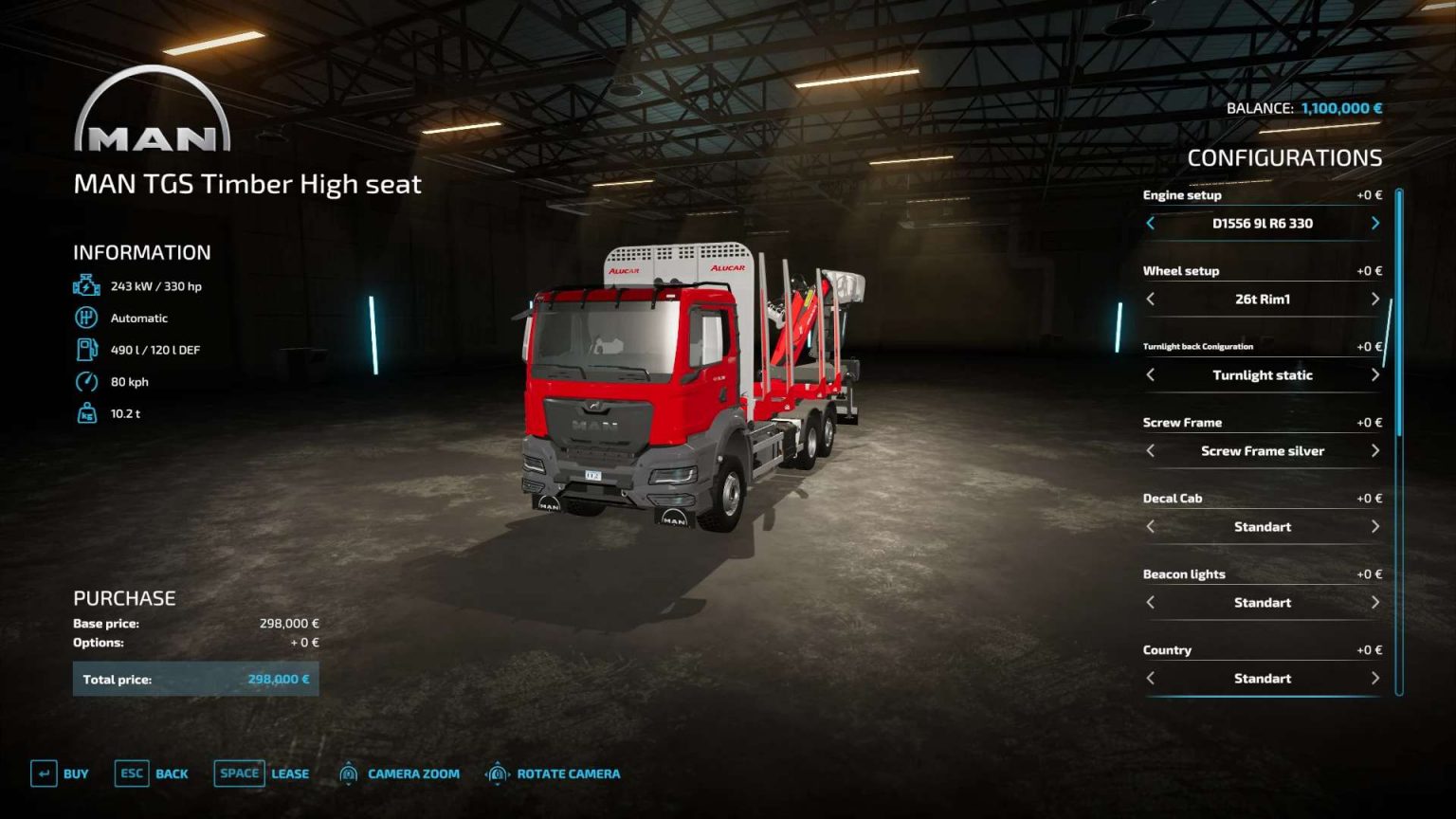 MAN - TGS (TG3) v1.1.0.0 LS22 Mod / LS25 Mods
