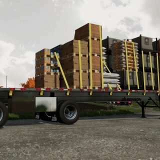 Benson Ft Flatbed Trailer Autoload V Ls Mod Ls Mods