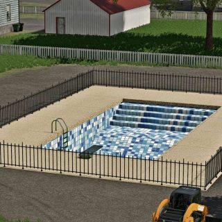 Tri States Buildable Pool v1.0.0.0 LS22 Mod / LS25 Mods