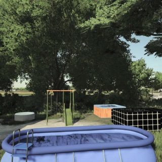 Swimming Pools V1.0.0.0 LS22 Mod / LS25 Mods