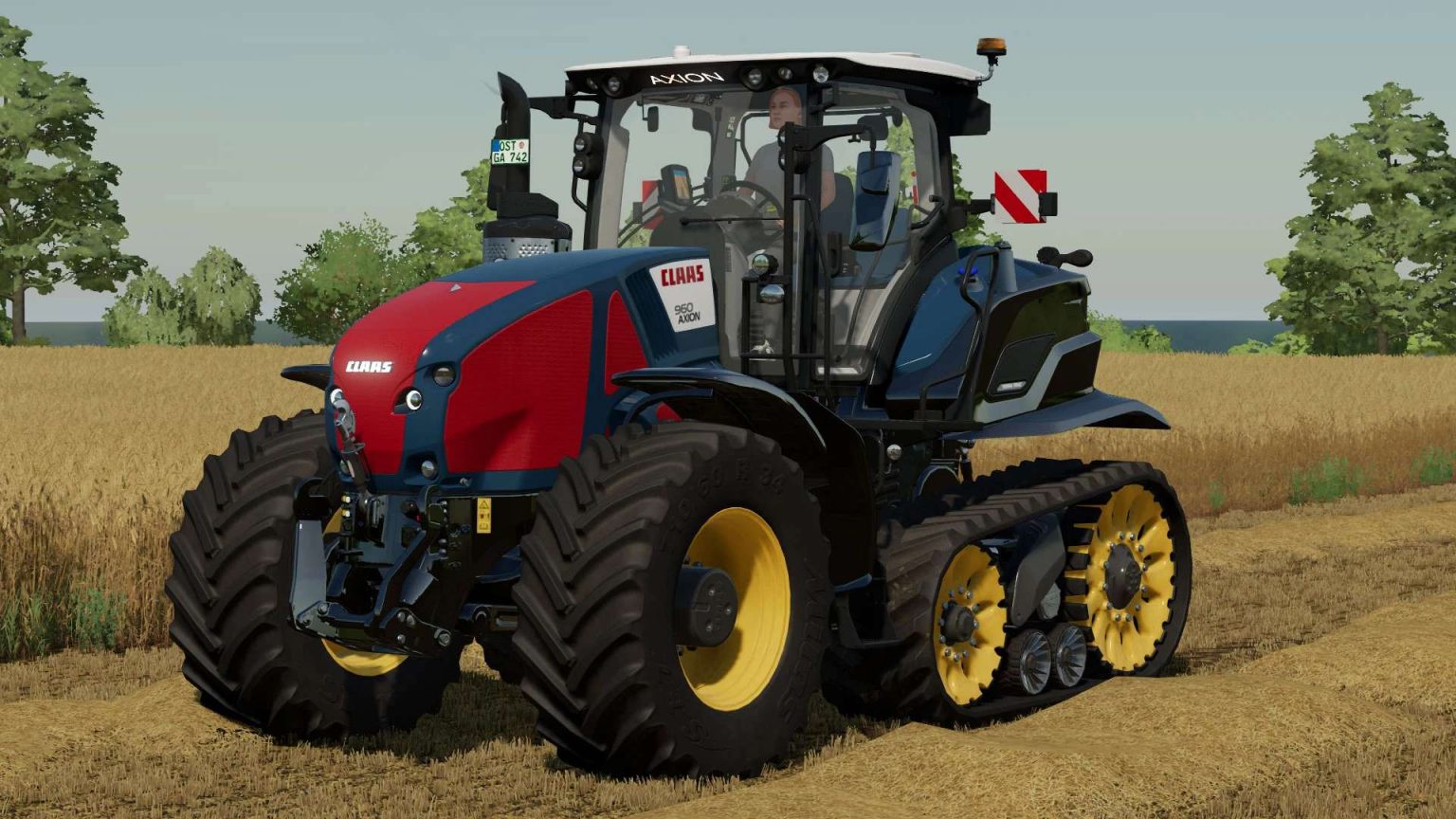 Claas Axion 930/960 Terra Trac v1.0.0.0 LS22 Mod / LS25 Mods