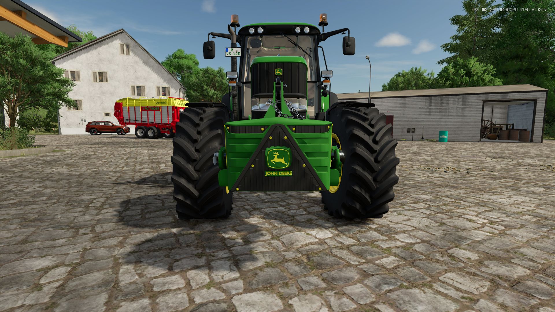 LS25 John Deere 800kg weight V1.0.0.0 Mod / LS25 Mods