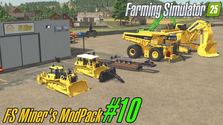 LS25 FS Miner’s Mod Pack #10 (September 2025) v1.0.0.0 Mod / LS25 Mods