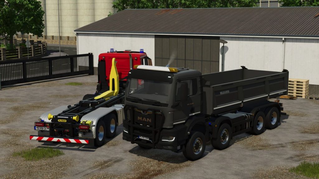 LS25 MAN TGS TG3 Trucks v1.0.0.1 Mod / LS25 Mods