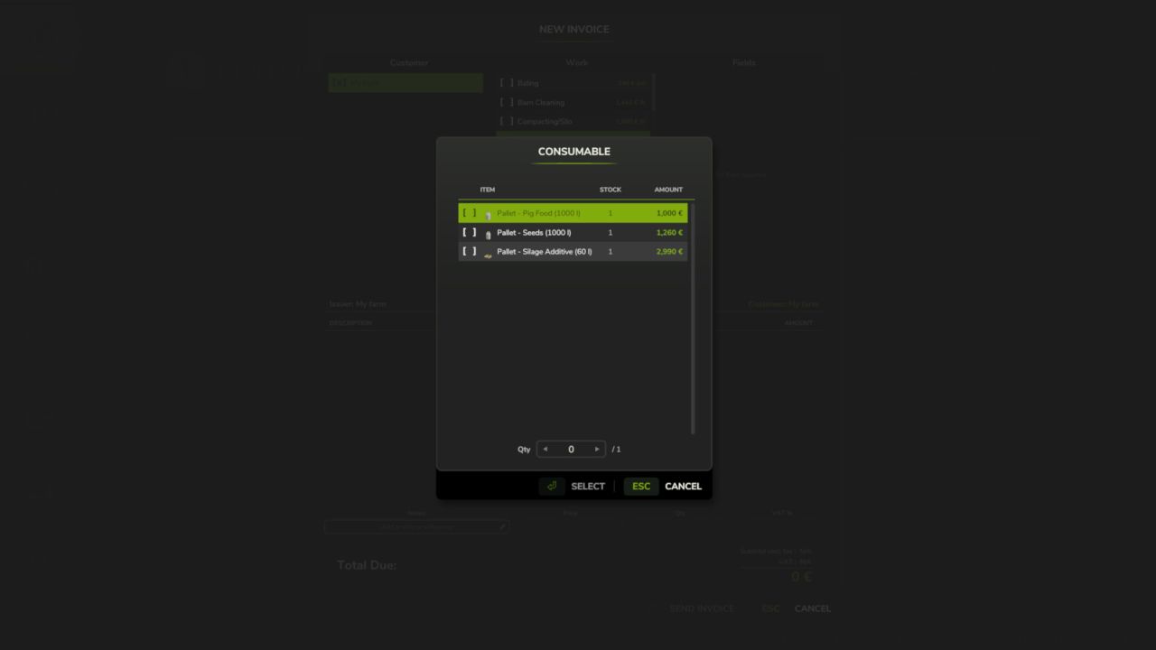 LS25 Invoices V1.1.1.0 Mod / LS25 Mods
