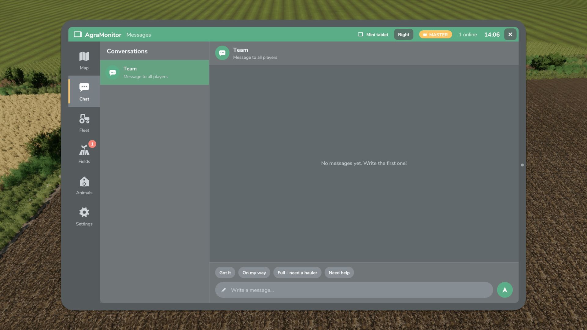 LS25 Agra Monitor V1.0.0.0 Mod / LS25 Mods